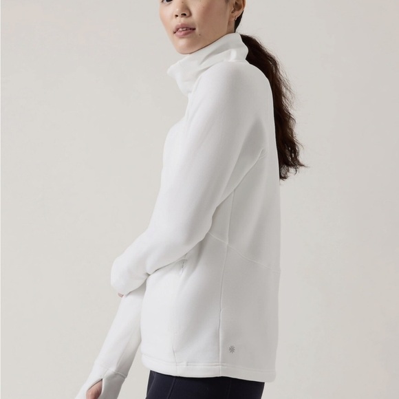 Athleta Women's Altitude Polartec Funnel Neck Sweatshirt - Picture 3 of 9